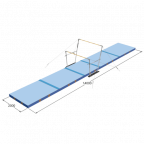 Комплект матов для разновысоких брусьев